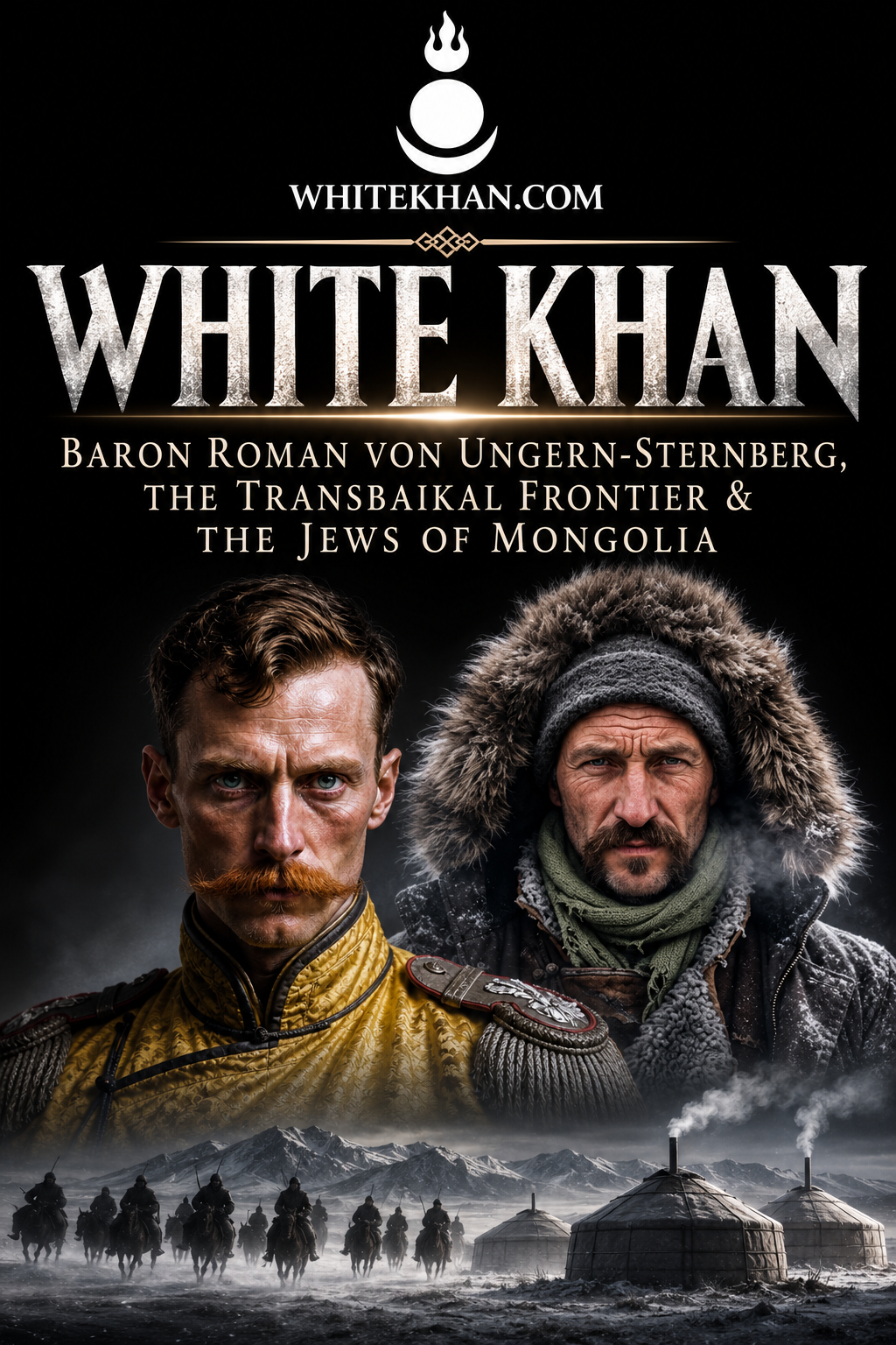 White Khan movie poster featuring Baron von Ungern-Sternberg on the Mongolian frontier